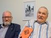 Seuran kunniapuheenjohtaja Anders Pihlflyckt kävi tervehtimässä Aulis Sivéniä, joka oli erittäin menestyksekäs seuramme ajaja 1950-luvulla.