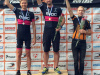 Heikki Niskakangas ajoi M30-luokan ISM-pronssia XCO-maastopyöräilyssä. Kärjessä HyPystä parivaljakko Mikko Kupiainen ja Antti Kuitto.