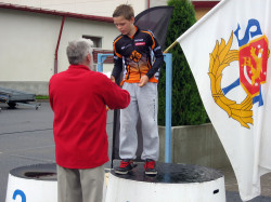 Waldemar "Wallu" Aintila voitti 12-vuotiaiden poikien aika-ajon ja maantieajon.